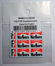 MSMD114 1/20 MSM 데칼 페라리 Ferrari F190 Marlboro decal