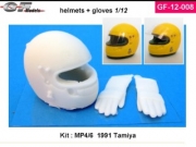 [사전 예약] GF-12-008 1/12 Helmet +Gloves early 90\'s