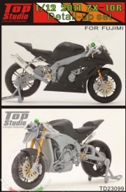 [사전 예약] TD23099 1/12 탑스튜디오 Top Studio 가와사키 Kawasaki 2011 ZX-10R Detail-Up Set 후지미 Fujimi 141343 적용