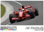 DZ013 Zero Paints Ferrari Ferrari Rosso Formula 1 F2007 F2008 2X30ml Tamiya
