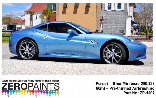 DZ032 Zero Paints Ferrari Ferrari Blue Mirabeau 290.829 60ml Tamiya
