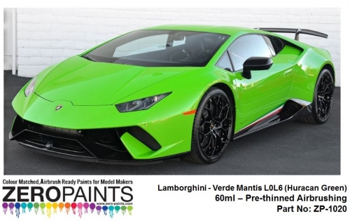 DZ042 Zero Paints Lamborghini Verde Mantis L0L6 (Huracan Green) 60ml Tamiya