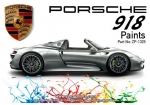 DZ048 Zero Paints Porsche 918 Liquid Metal Chrome Blau 60ml Tamiya