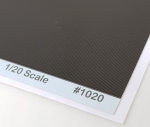 1020 1/20 스케일모터스포츠 SMS 카본 데칼 트윌 위브 블랙 퓨터 Carbon Fiber Twill Weave Black on Pewter 프라모델 적용