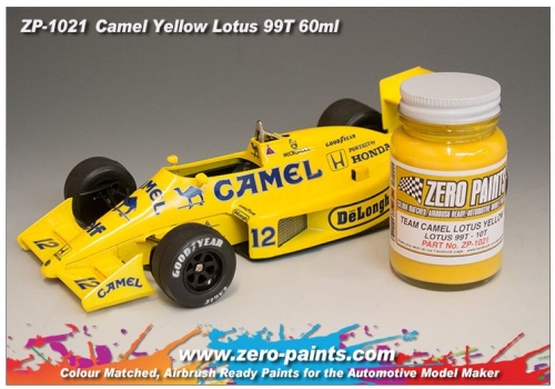 [사전 예약] ZP­1021 Team Camel Lotus Yellow (99T -100T) Paint 60ml - ZP-1021