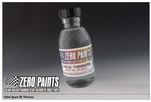 [사전 예약] ZP­3010 우레탄 클리어 신너 100ml Zero Paints SPARE 2 Pack Thinners 100ml ONLY ZP-3010