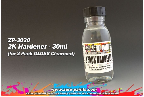 [사전 예약] ZP­3020 우레탄 클리어 하드너 30ml Zero Paints 30ml Spare Hardener for (2 Pack GLOSS Clearcoat Set ZP-3006) - ZP-3020
