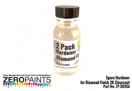 [사전 예약] ZP­3035b 우레탄 클리어 하드너 60ml Zero Paints 60ml Spare Hardener for (Diamond 2 Pack GLOSS Clearcoat Set ZP-3035) -