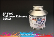 DZ082 Zero Paints Cellulose Thinners 250ml - ZP-5103 Tamiya