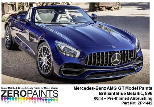 [사전 예약] ZP­1442 Mercedes-AMG GT Paints 60ml - ZP-1442 Brilliant Blue Metallic, 896 (2