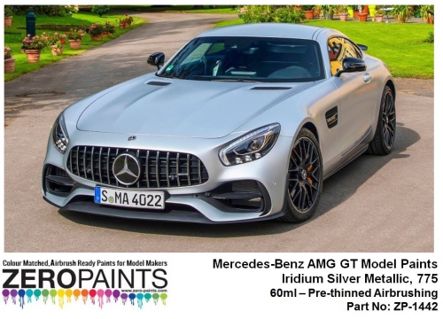 [사전 예약] ZP­1442 Mercedes-AMG GT Paints 60ml - ZP-1442 Iridium Silver Metallic, 775