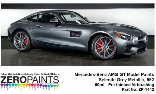 [사전 예약] ZP­1442 Mercedes-AMG GT Paints 60ml - ZP-1442 Selenite Grey Metallic 992
