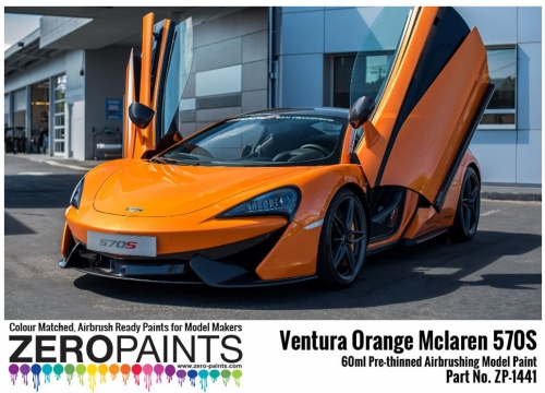 [사전 예약] ZP­1441 Mclaren 570S Ventura Orange (Pearl) Paint 60ml - ZP-1441