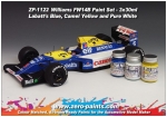 DZ118 Zero Paints 윌리엄스 Williams FW14B Paint Set 3x30ml