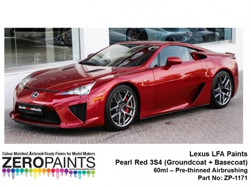 [사전 예약] ZP­1171 Lexus LFA Paints Pearl Red 3S4 60ml