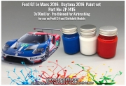 DZ137 Zero Paints 포드 Ford GT Le Mans 2016 - Daytona 2016 Paint Set 3x30ml