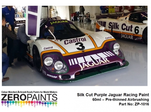 DZ139 Zero Paints Jaguar Silk Cut Purple Jaguar Racing Paint 60ml Tamiya