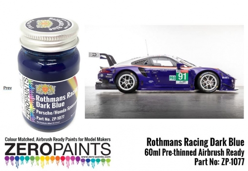 [사전 예약] ZP­1058 Rothmans Racing Dark Blue Porsche/Honda 60ml