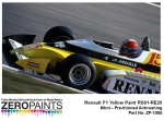 DZ151 Zero Paints Renault F1 Yellow Paint RS01-RE20 60ml Tamiya
