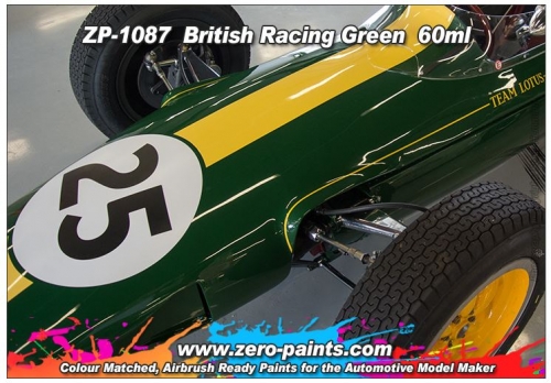 DZ152 Zero Paints British Racing Green - BRG (Solid) Paint 60ml Tamiya