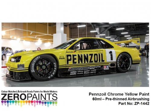 [사전 예약] ZP­1099 Nissan Pennzoil Chrome Yellow Paint 60ml