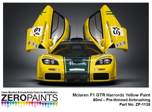 [사전 예약] ZP­1135 Mclaren F1 GTR Harrords Yellow Paint 60ml - ZP-1505