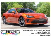 DZ162 Zero Paints Toyota 86/Scion FR-S/Subaru BRZ Paints Orange Metallic H8R 60ml