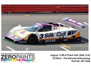 DZ166 Zero Paints 재규어 Jaguar XJR-8 Silk Cut Purple Jaguar Racing Paint 2X30ml