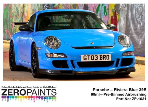 DZ176 Zero Paints Porsche Riviera Blue 39E 60ml Tamiya