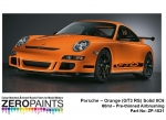 DZ179 Zero Paints Porsche Orange (GT3 RS) Solid 8C6 60ml Tamiya