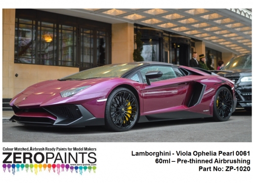 DZ189 Zero Paints Lamborghini Viola Ophelia Pearl 0061 60ml Tamiya