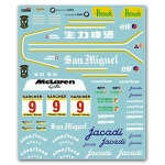 MSMD074 1/24 MSM 데칼 San Miguel McLaren F1 GTR 1995 BPR GT Zhuhai 3 hours Winner