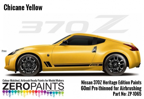 [사전 예약] ZP­1065 Nissan 370Z Heritage Edition Paints 60ml ZP­1065 Chicane Yellow