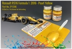 DZ217 Zero Paints Renault F1 RS16 Formula 1 2016 ­ Pearl Yellow Set 2x30ml Tamiya