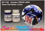 DZ232 Zero Paints 야마하 Yamaha YZR­-M1 Team Fiat 2009 Paint Set 2x30ml