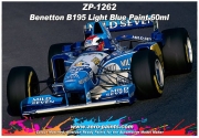 DZ239 Zero Paints Benetton B195 Light Blue Paint 60ml Tamiya