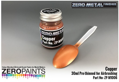 DZ244 Zero Paints Copper Paint ­ 30ml ­ Zero Metal Finishes Tamiya