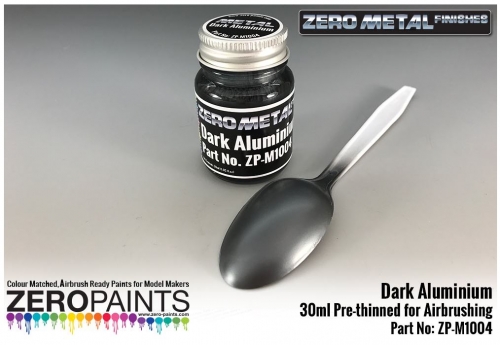 [사전 예약] ZP­M1004 Dark Aluminum Paint ­ 30ml ­ Zero Metal Finishes