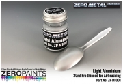 DZ249 Zero Paints Light Aluminum Paint ­ 30ml ­ Zero Metal Finishes