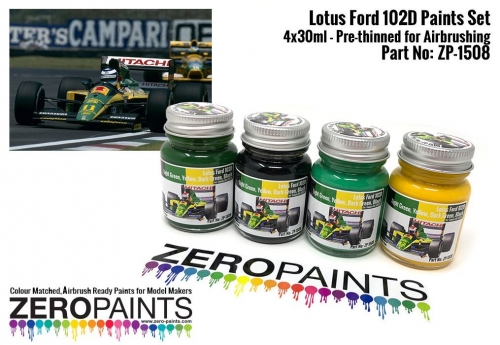 [사전 예약] ZP­1508 Lotus Ford 102D Paint Set 4x30ml
