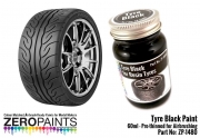 DZ257 Zero Paints 타이어 블랙 Tyre Black Paint 60ml