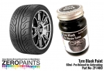 DZ257 Zero Paints Tyre Black Paint 60ml Tamiya