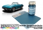 DZ267 Zero Paints Nassau Blue Paint - 1965 Chevrolet Corvette 60ml (Revell Kit) Tamiya