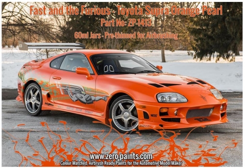 [사전 예약] ZP­1413 Fast and the Furious Toyota Supra Orange Pearl Paint 60ml