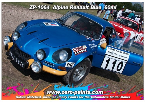 DZ273 Zero Paints Alpine Renault Blue Paint A110 60ml Tamiya