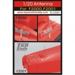 [사전 예약] TD23081 1/20 탑스튜디오 Top Studio Antenna For F2000, F2001 프라모델 적용