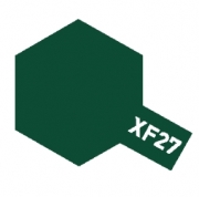 80327 XF-27 Black Green (Flat) Tamiya Enamel Color