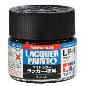82101 LP-1 Black (Gloss) Tamiya Lacquer Color