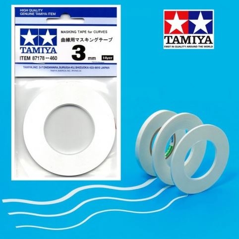 87178 Tamiya Masking Tape for Curves 3mm