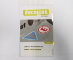 DCL-LOG004 Decalcas Fire extinguisher and battery cut off symbols Decal